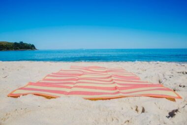 Beach Print Yoga Mat