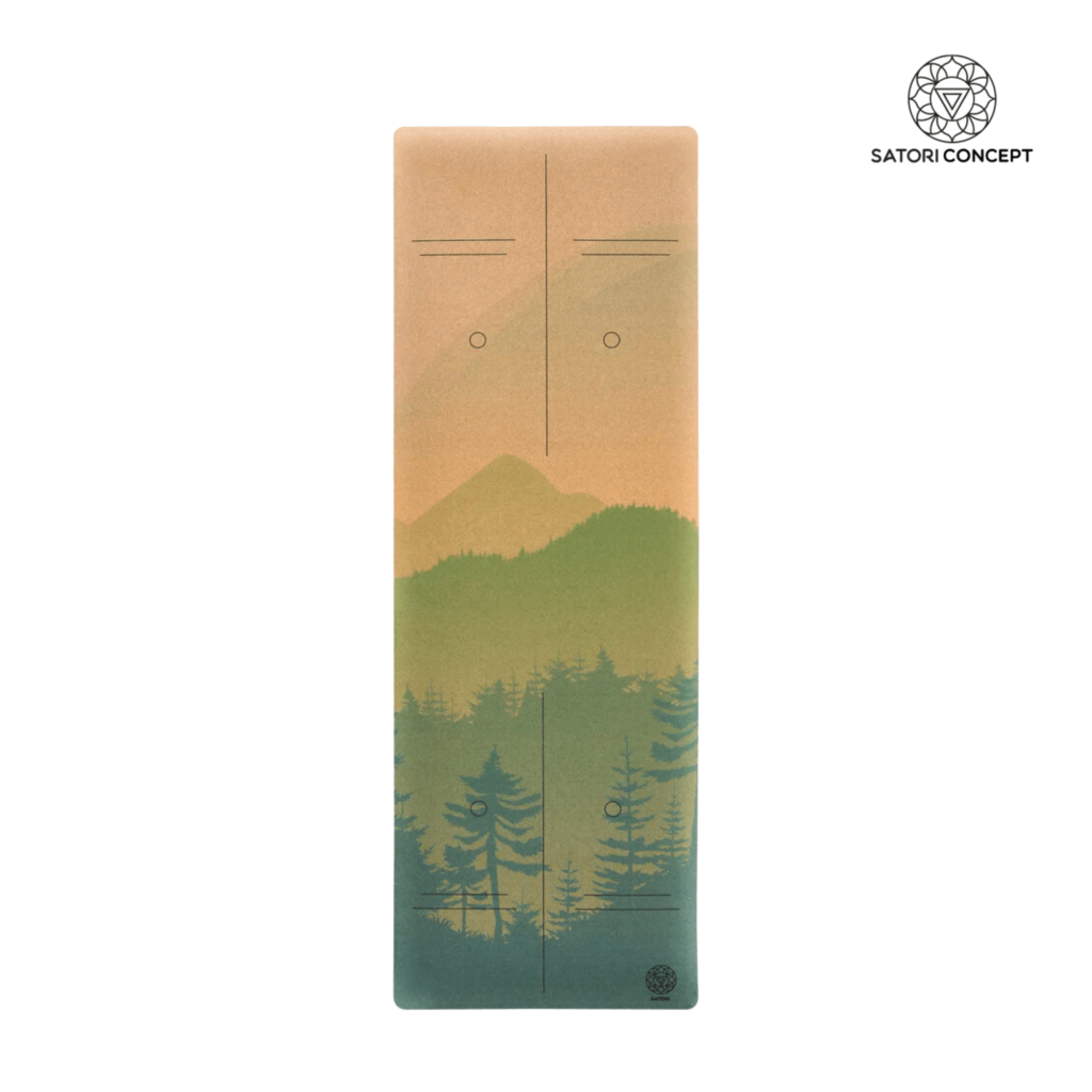 Peaceful Mountain Cork Yoga Mat