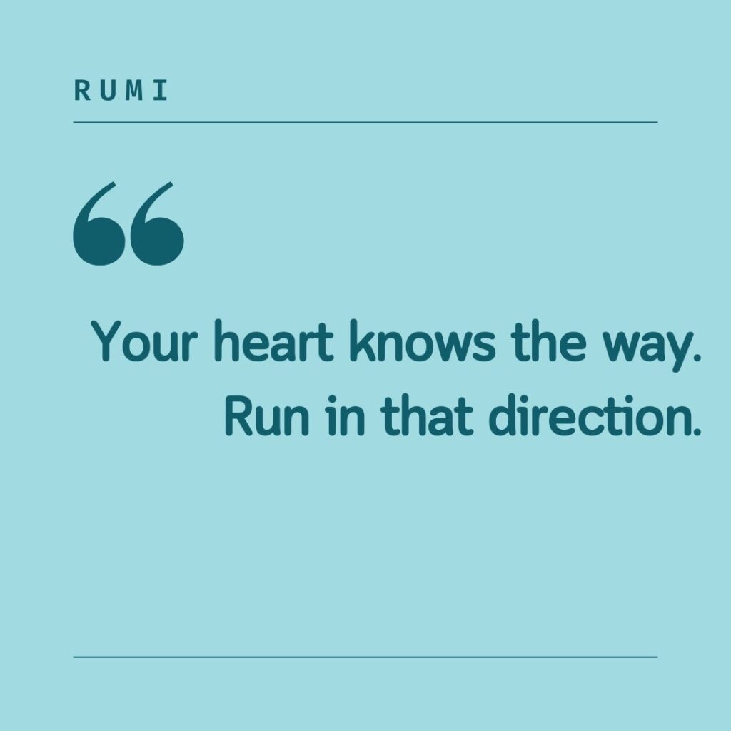 Quotes to end a yoga class by Rumi 2